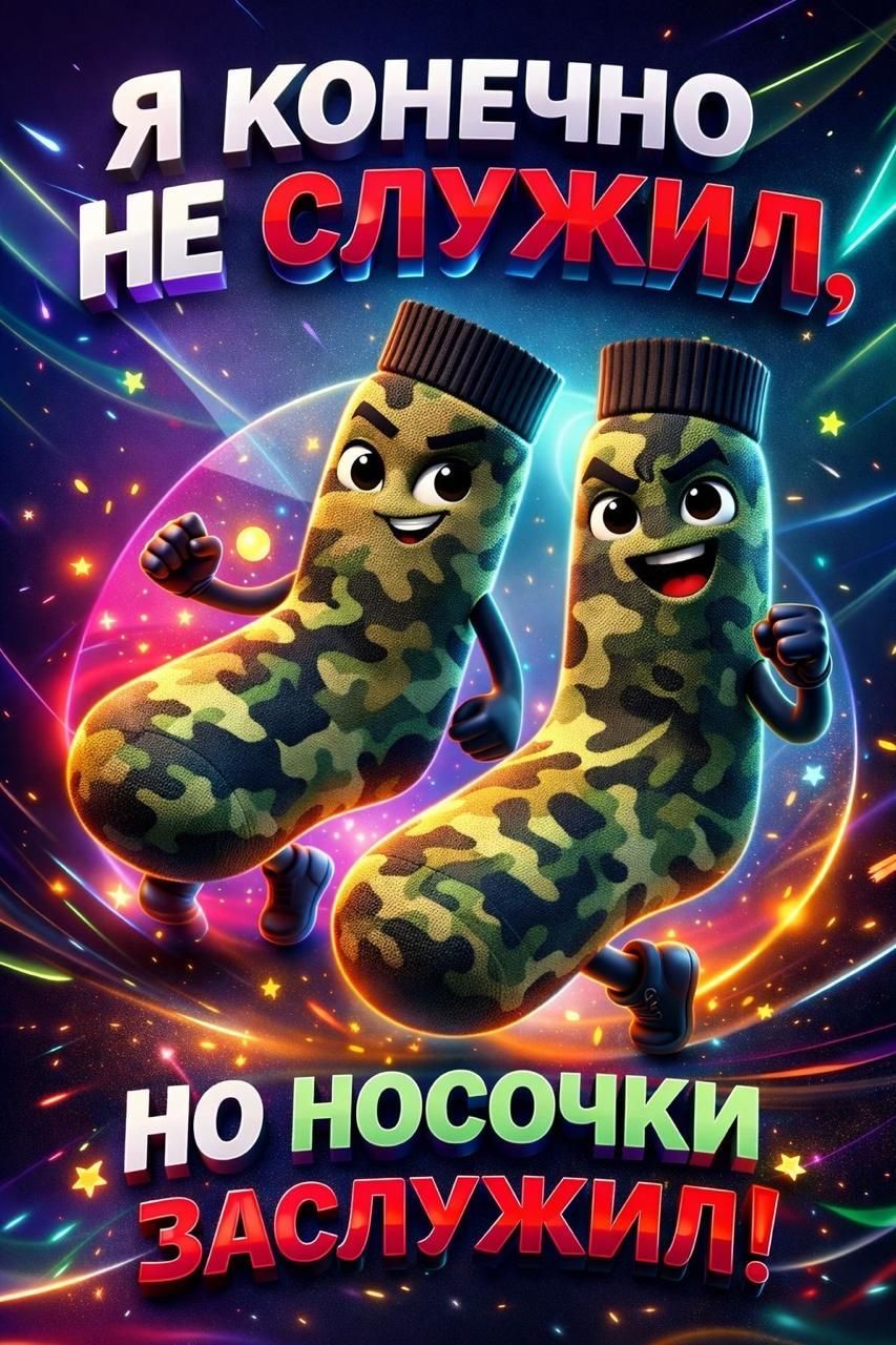 Я конечно не служил, но носочки заслужили!