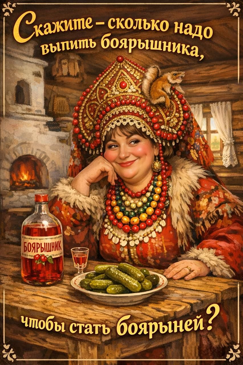 Скажите – сколько надо выпить боярышника, чтобы стать боярыней?