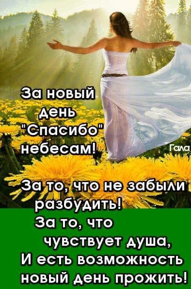 За новьЩл АЭН сид _ за точто не забьШИі бозбудитьі За то что чувствует душа И есть возможность новый день прожить