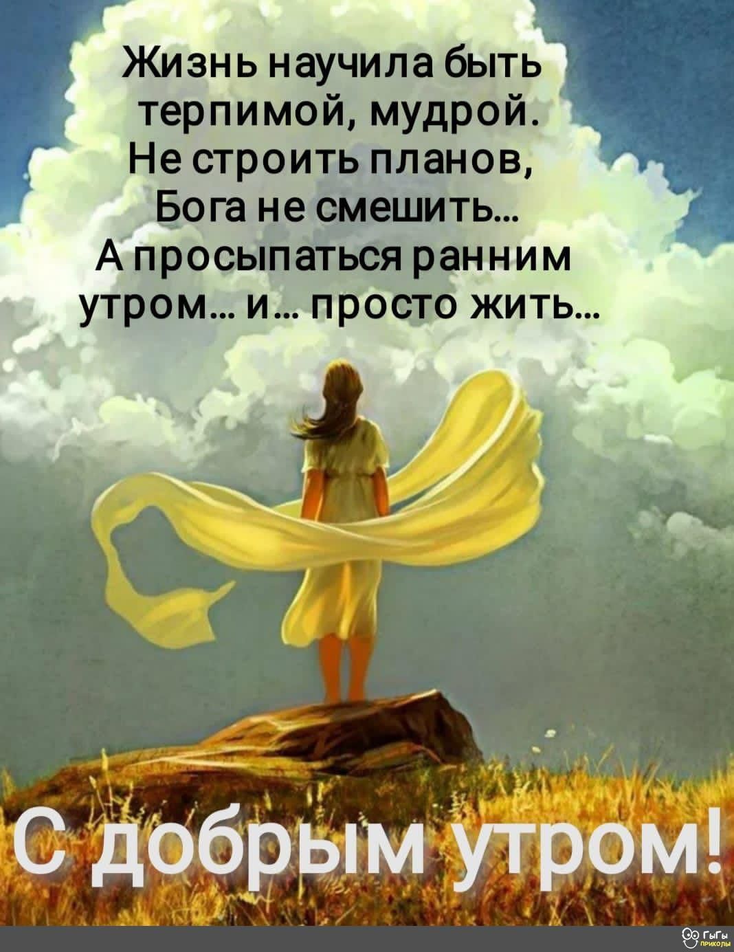 Жизнь научила быть терпимой мудрой Не строи цплднов Богаьёеаёвпь Апрос нагрел шим утром и проёго жить