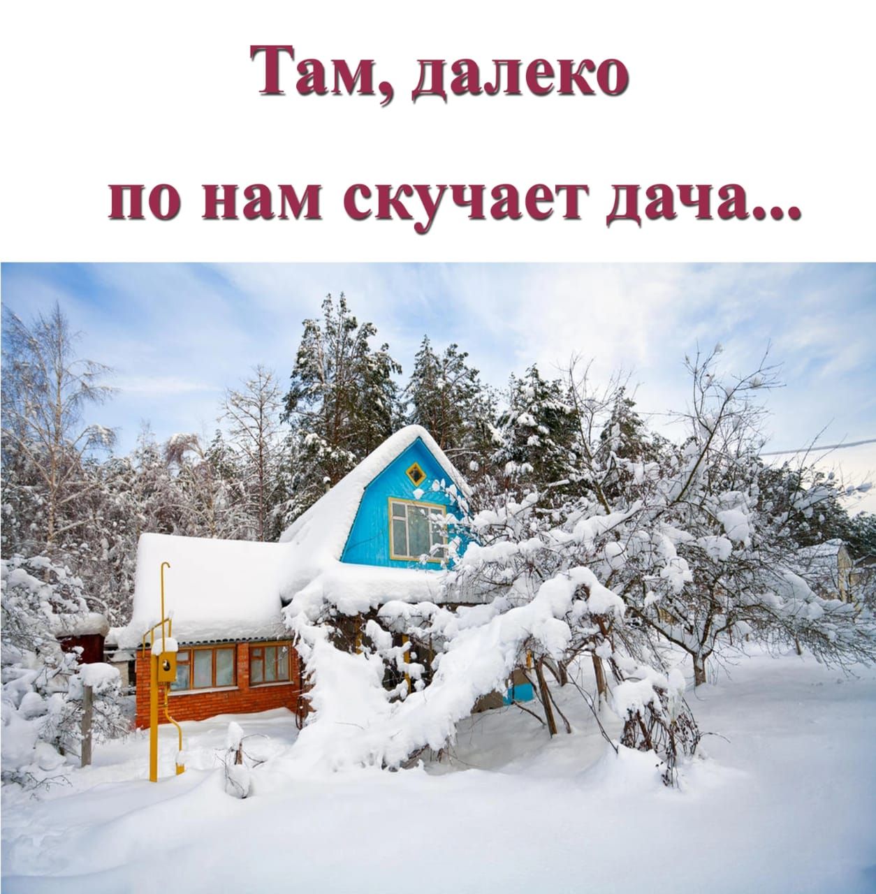 Там далеко но нам скучает дача