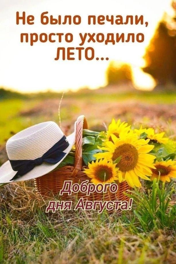 Не было печали просто уходило ЛЕТО Августа