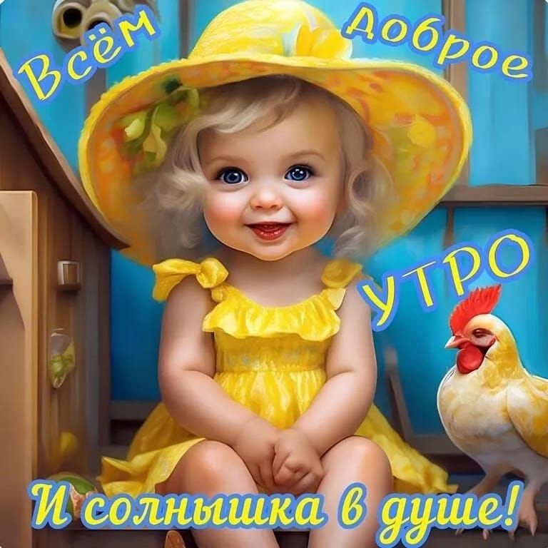 Всем доброе УТРО
И солнышка в душе!