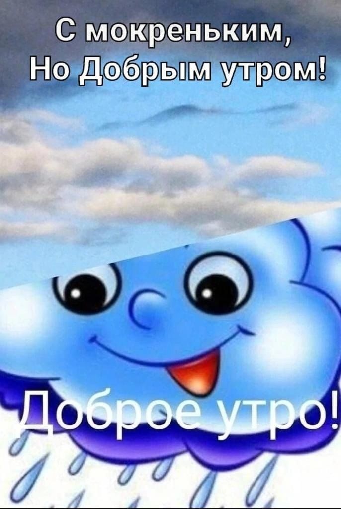 С мокреньким, Но Добрым утром! Доброе утро!
