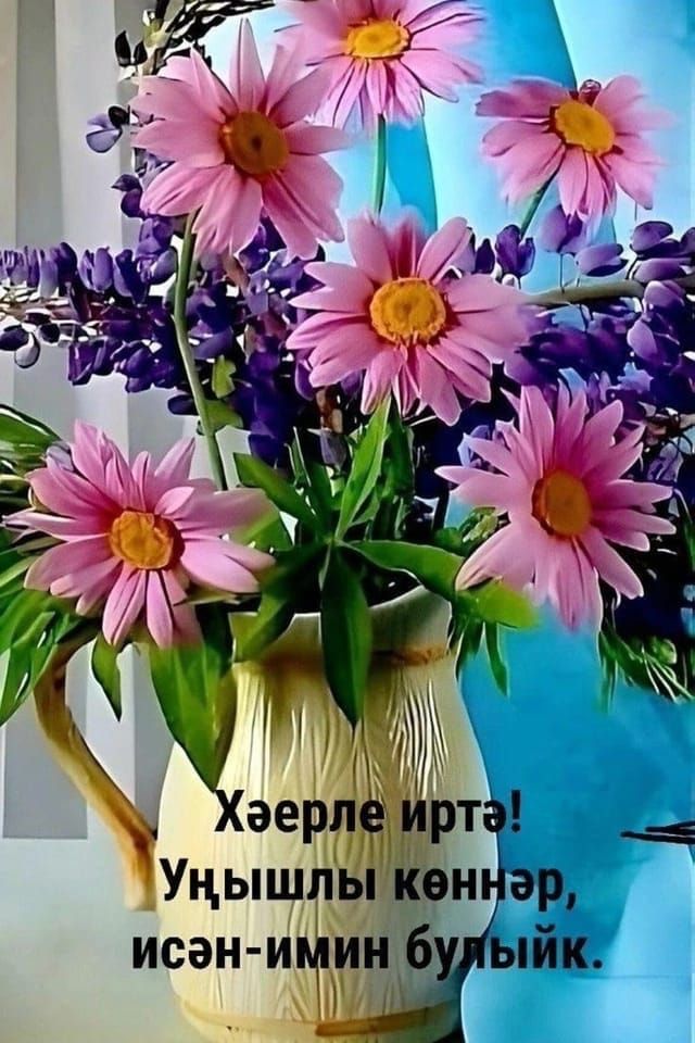 Хәерле иртә! Уңышлы көннәр, исән-имин булығыҙ.