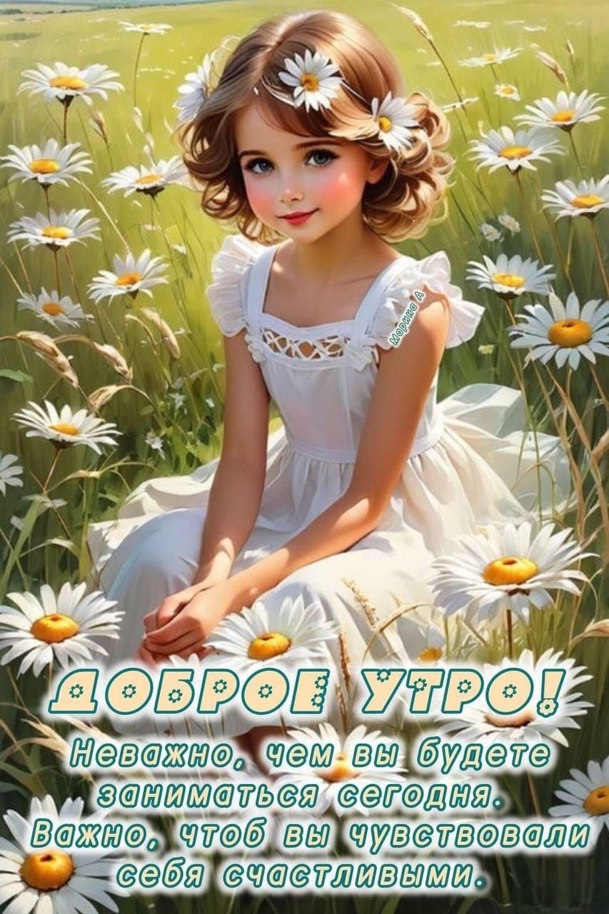 ДОБРОЕ УТРО! Неважно, чем вы будете заниматься сегодня. Важно, чтобы вы чувствовали себя счастливыми.