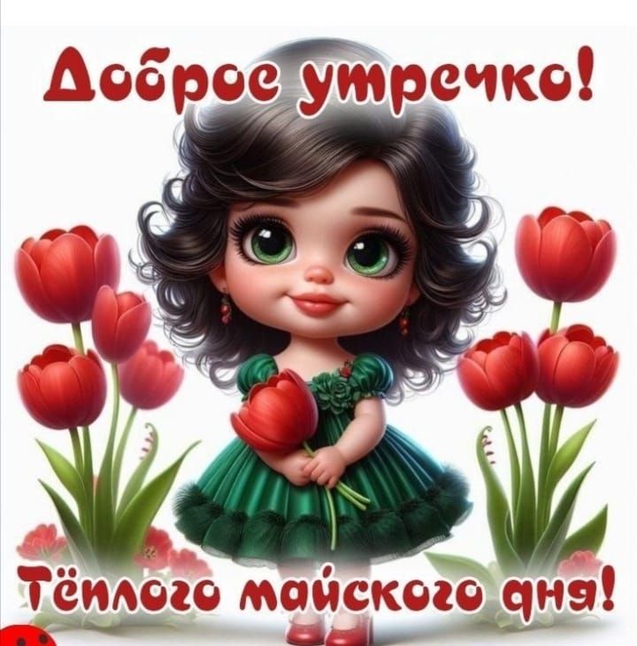 Доброе утречко! Тёплого майского дня!
