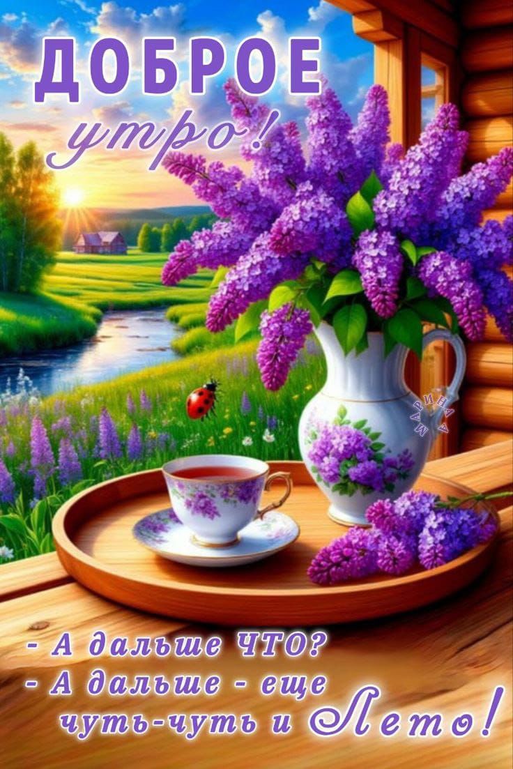 ДОБРОЕ утро! - А дальше ЧТО? - А дальше - еще чуть-чуть и Лето!