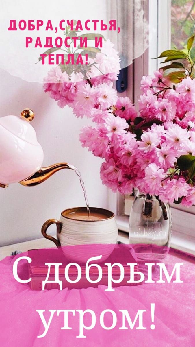 ДОБРА, СЧАСТЬЯ, РАДОСТИ И ТЕПЛА! С ДОБРЫМ УТРОМ!