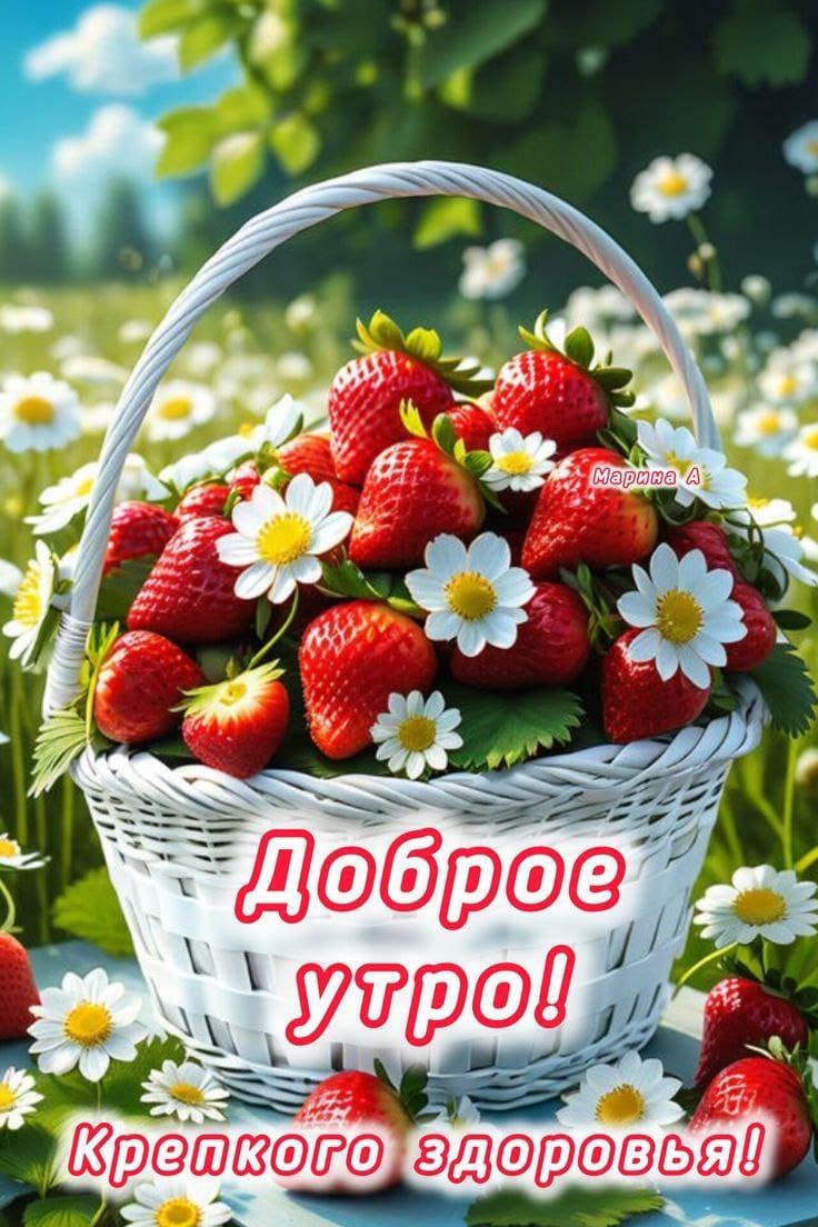 Доброе утро! Крепкого здоровья!