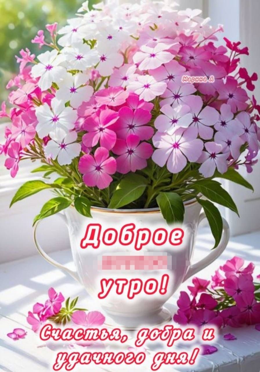 Доброе утро! Счастья, добра и удачного дня!