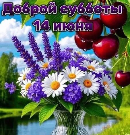 Доброй субботы 14 июня