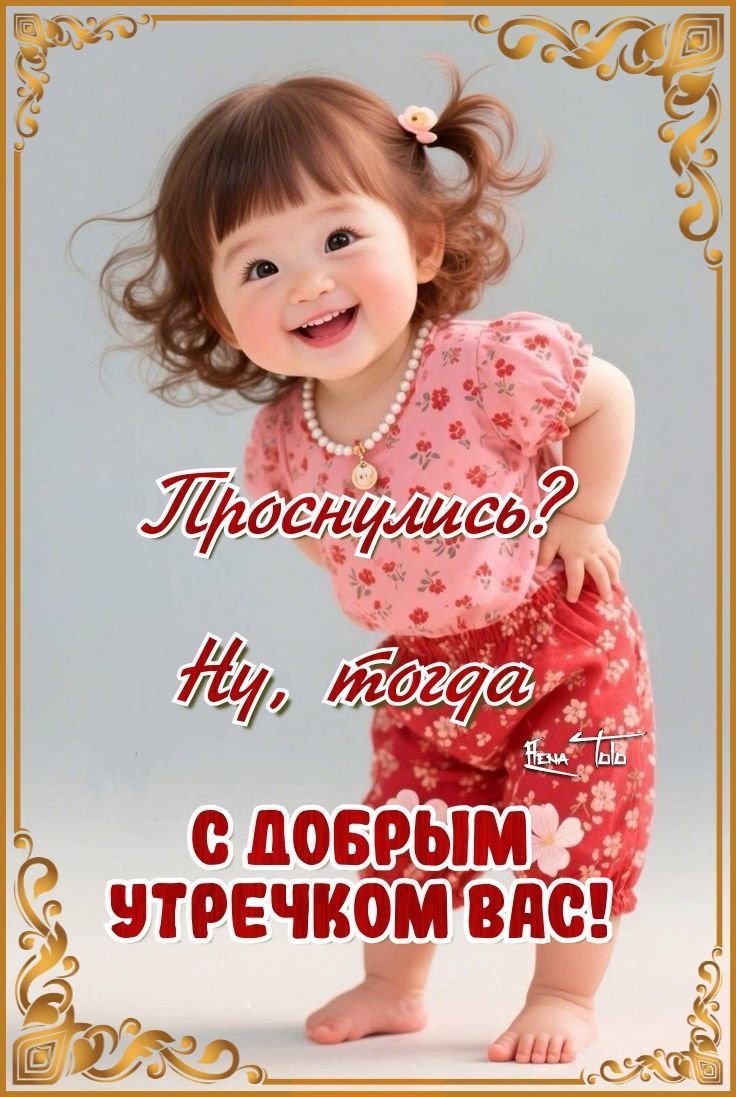 Проснулись? Ну, тогда с добрым утречком вас!