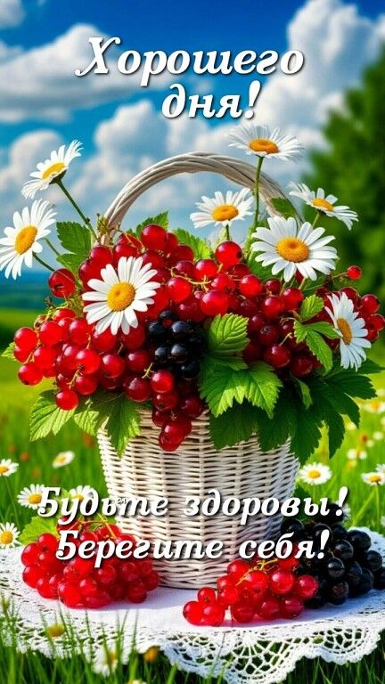 Хорошего дня! Будьте здоровы! Берегите себя!