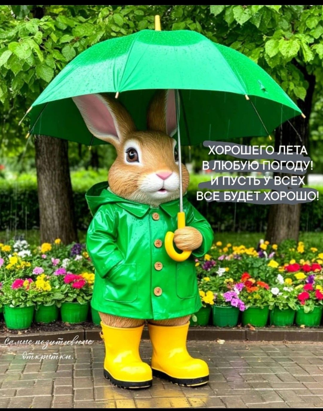 Хорошего лета в любую погоду! И пусть у всех все будет хорошо!