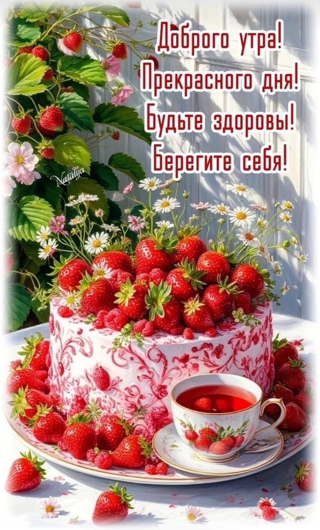 Доброе утро! Прекрасного дня! Будьте здоровы! Берегите себя!