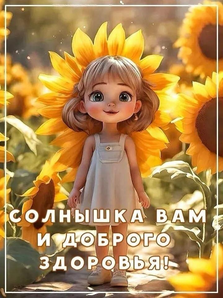 СОЛНЫШКА ВАМ И ДОБРОГО ЗДОРОВЬЯ!