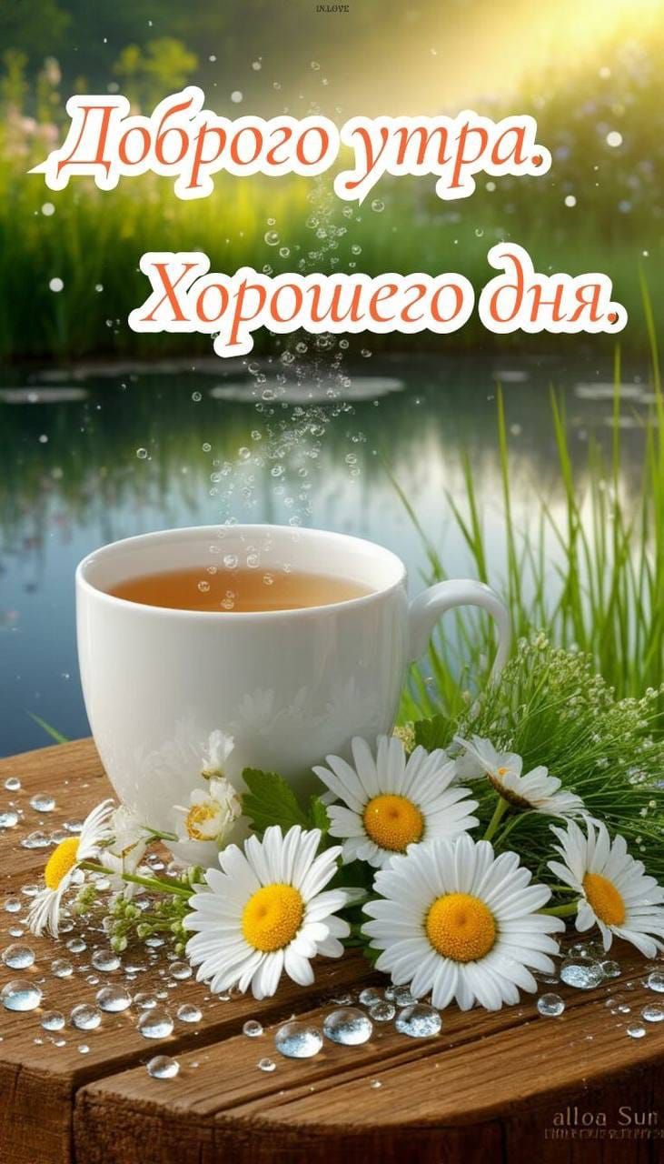 Доброе утро. Хорошего дня.
