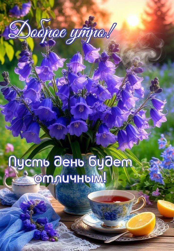 Доброе утро! Пусть день будет отличным!