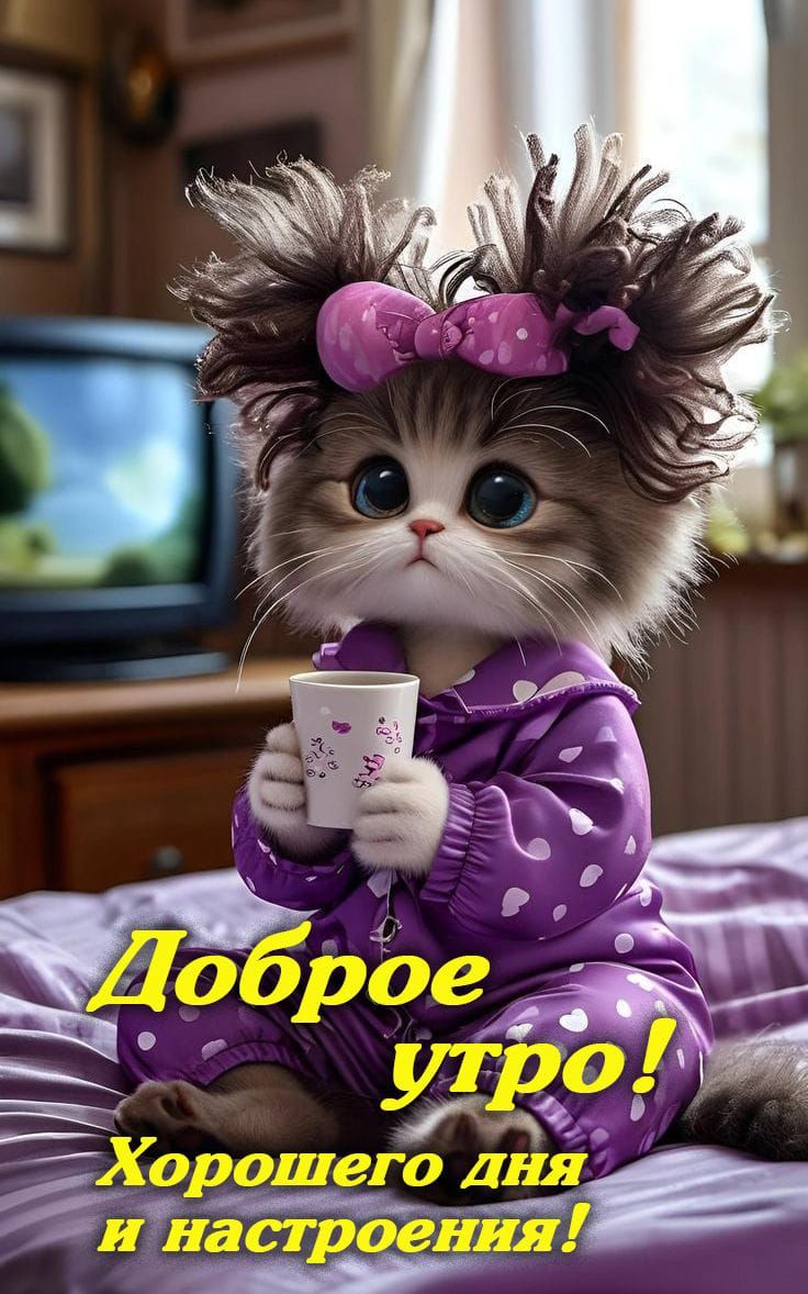 Доброе утро! Хорошего дня и настроения!