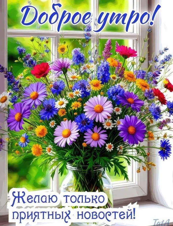 Доброе утро! Желаю только приятных новостей!