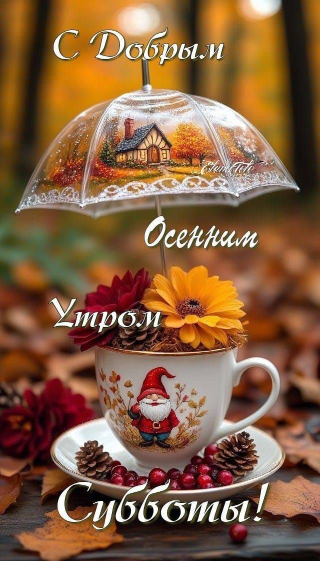 С Добрым Осенним Утром Субботы!