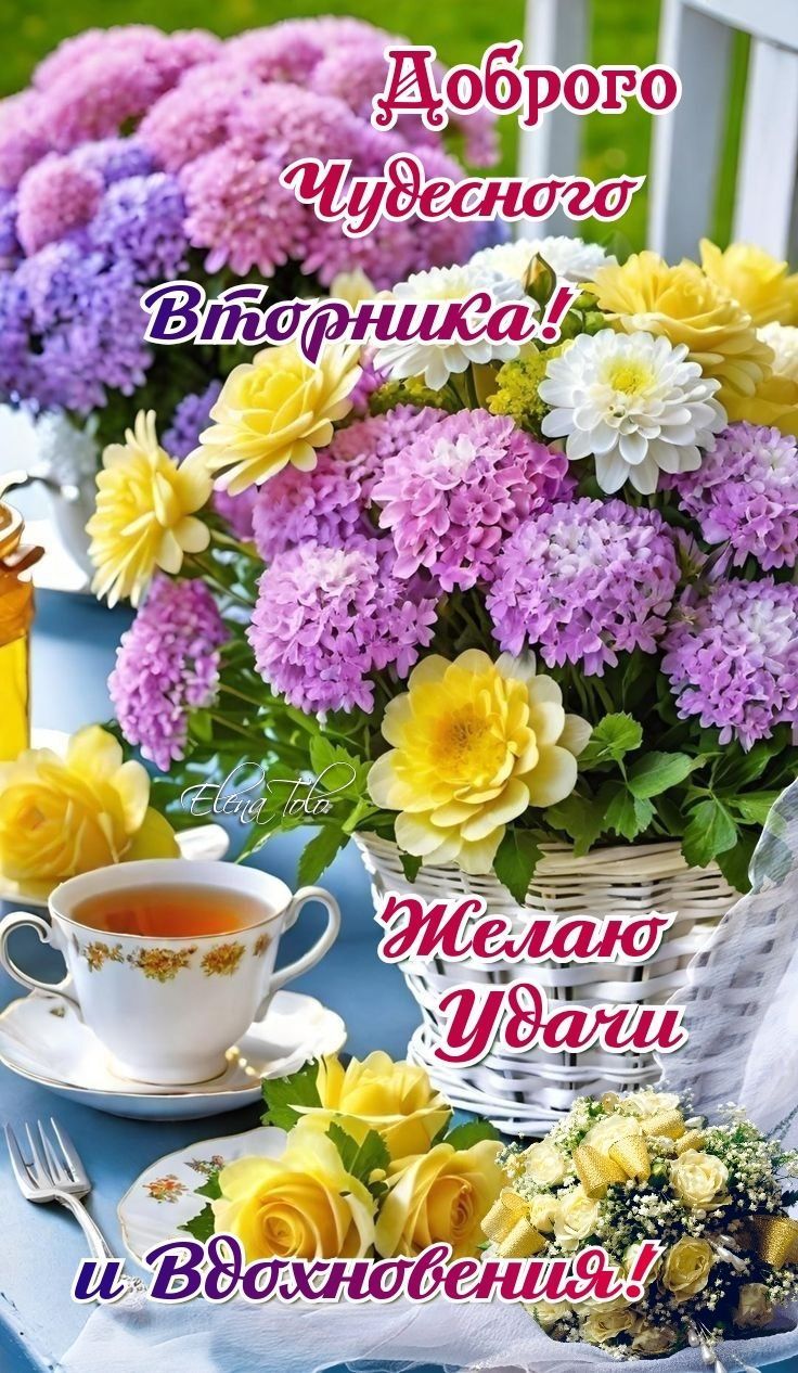 Доброго Чудесного Вторника! Желаю Удачи и Вдохновения!