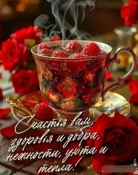 Счастья вам, здоровья и добра, нежности, уюта и тепла!