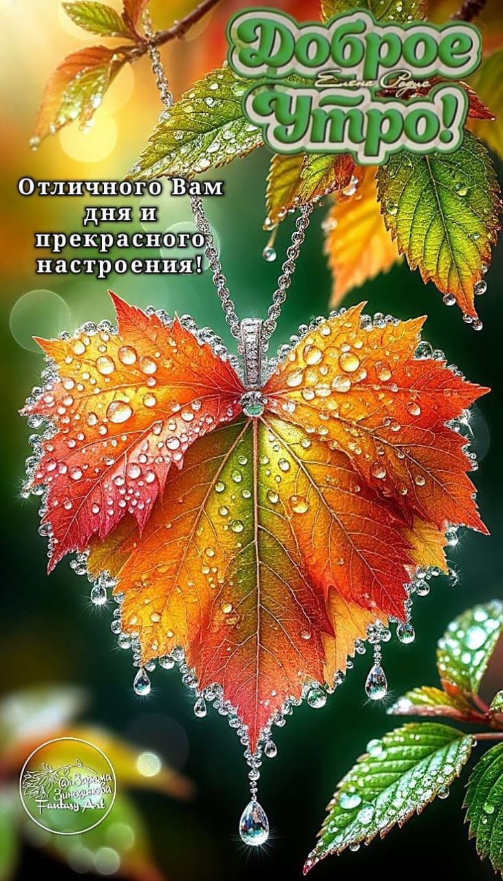 Доброе Утро! Отличного Вам дня и прекрасного настроения!