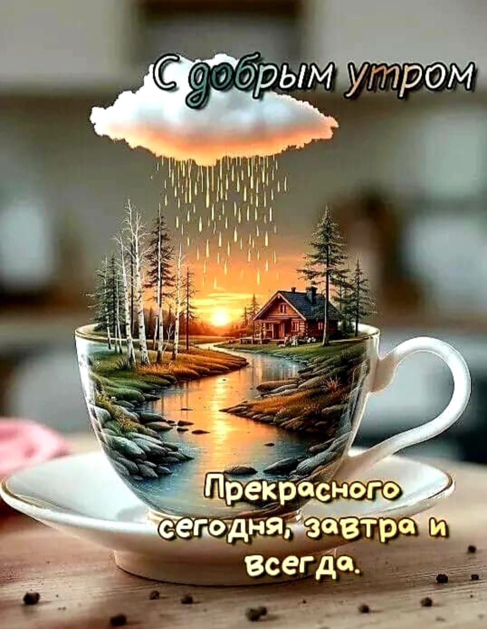 С добрым утром
Прекрасного сегодня, завтра и всегда.