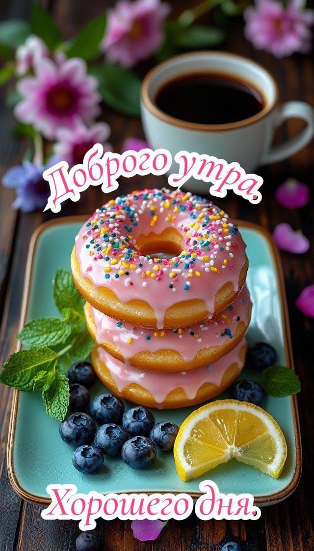 Доброго утра, Хорошего дня.