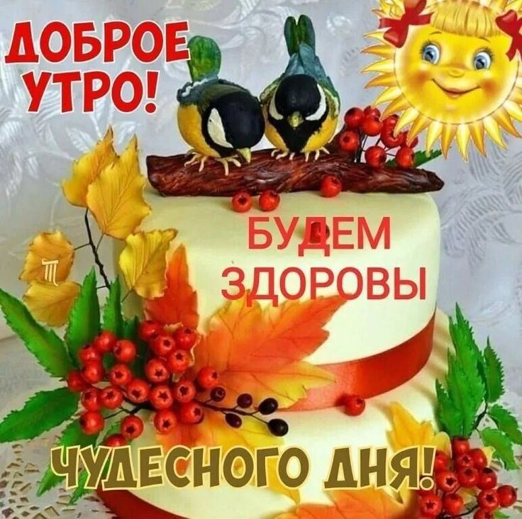 Доброе утро! Будем здоровы. Чудесного дня!