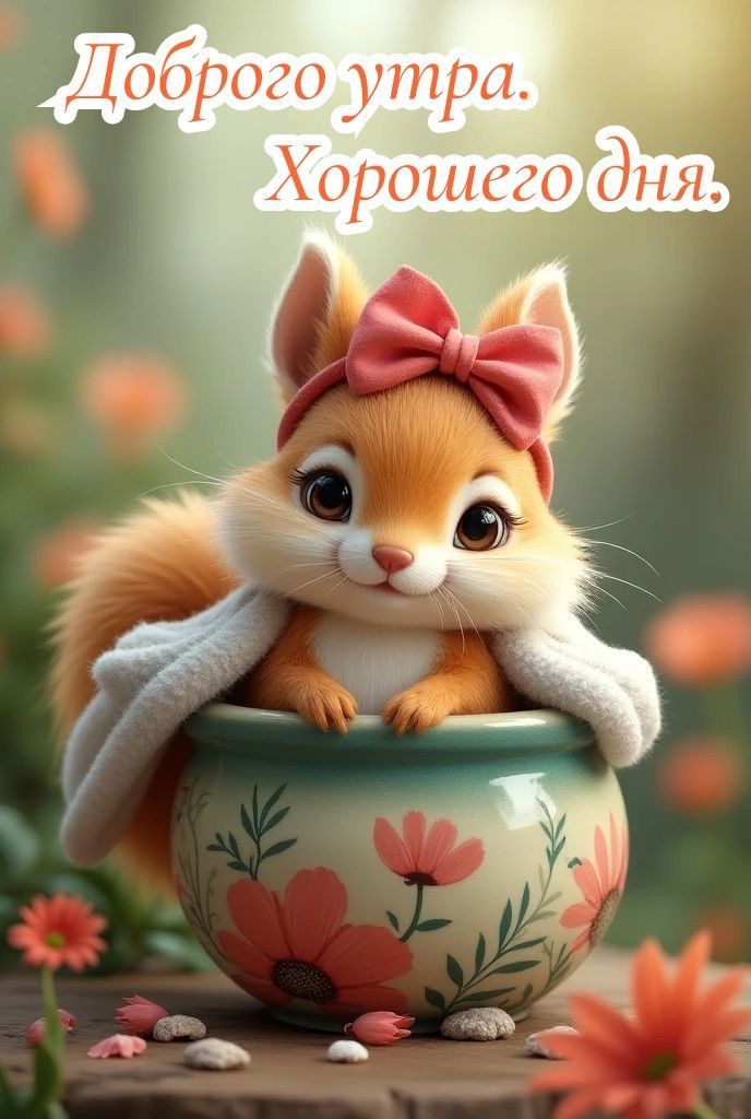 Доброе утро. Хорошего дня,