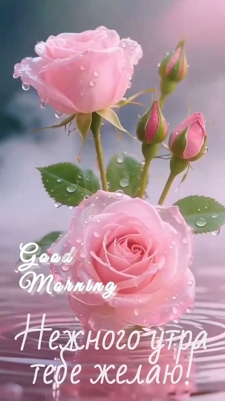 Good Morning Нежного утра тебе желаю!