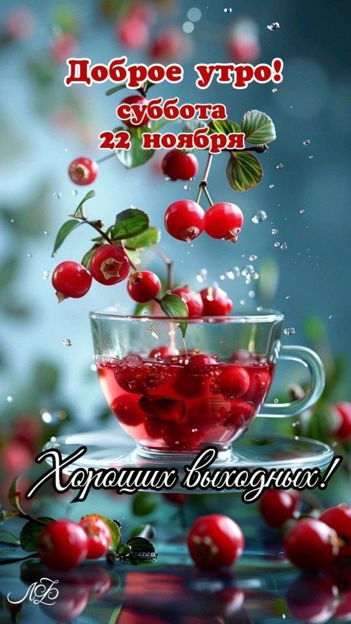 Доброе утро! суббота 22 ноября Хороших выходных!
