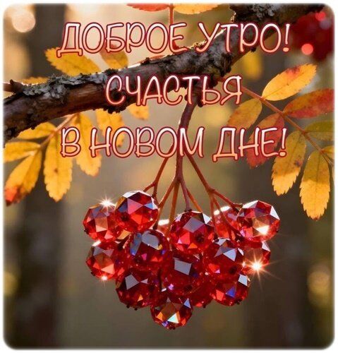 ДОБРОЕ УТРО! СЧАСТЬЯ В НОВОМ ДНЕ!
