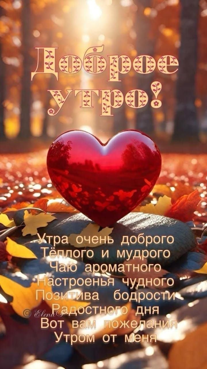 Доброе утро! Утро очень доброго Тёплого и мудрого Чаю ароматного Настроенья чудного Позитива бодрости Радостного дня Вот вам пожелания Утром от меня