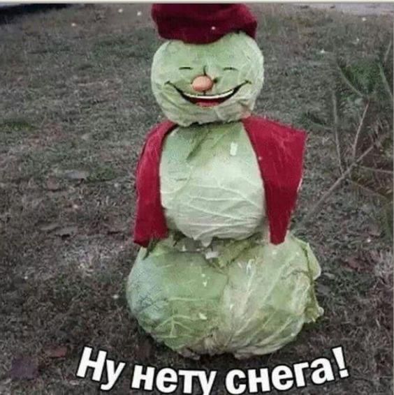 Ну нету снега!
