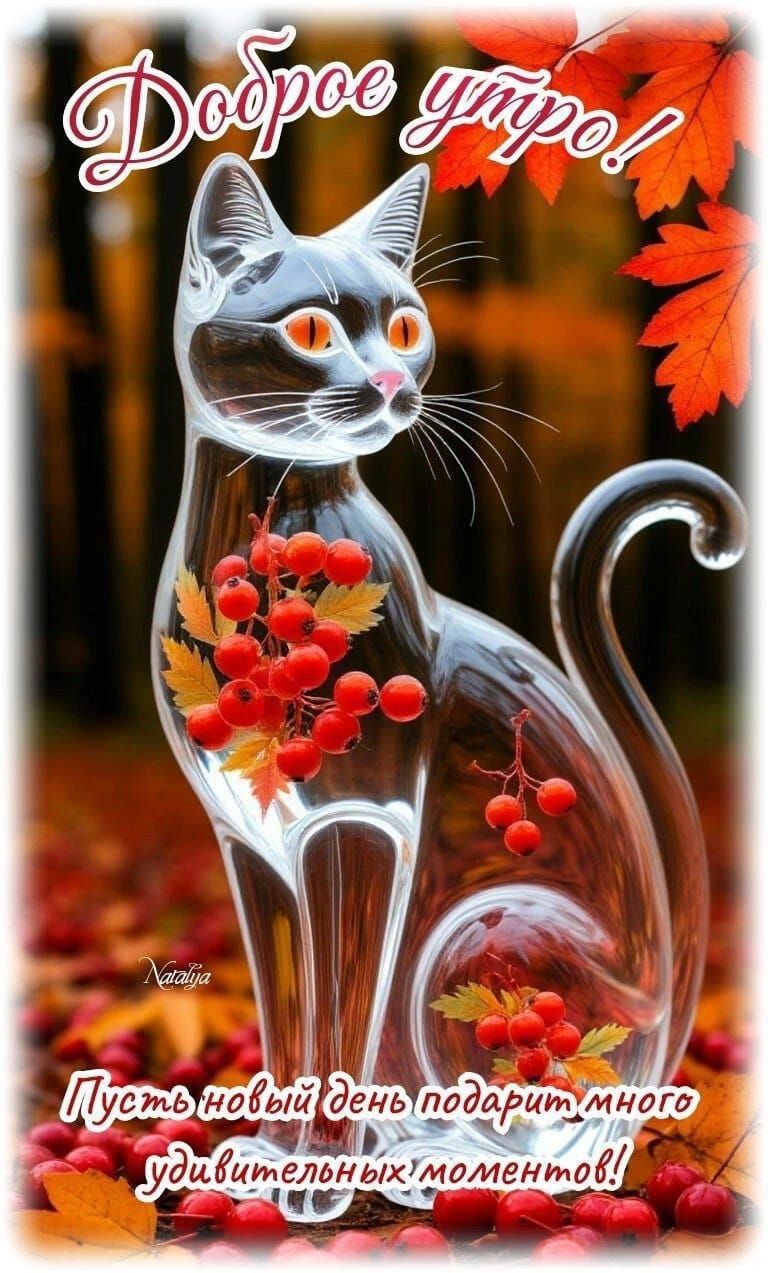 Доброе утро! Пусть новый день подарит много удивительных моментов!