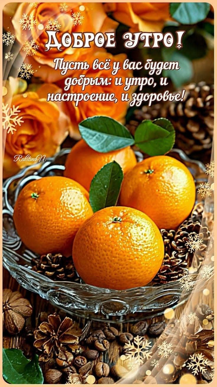 Доброе утро! Пусть всё у вас будет добрым: и утро, и настроение, и здоровье!