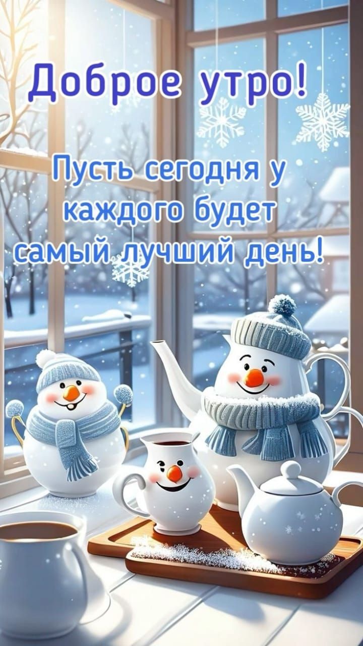 Доброе утро! Пусть сегодня у каждого будет самый лучший день!