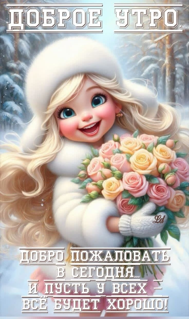 ДОБРОЕ УТРО. ДОБРО ПОЖАЛОВАТЬ В СЕГОДНЯ И ПОУСТЬ У ВСЕХ ВСЁ БУДЕТ ХОРОШО!