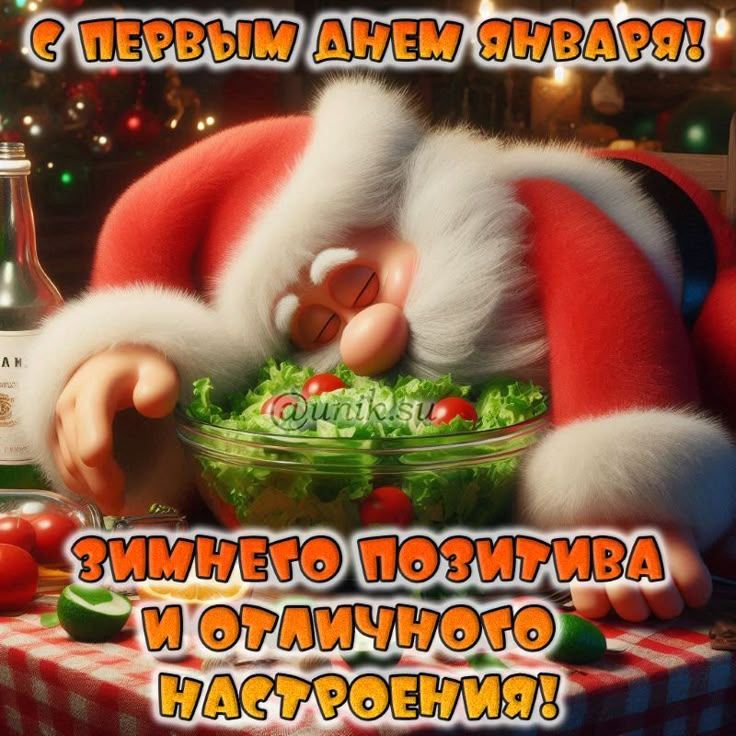С ПЕРВЫМ ДНЕМ ЯНВАРЯ! ЗИМНЕГО ПОЗИТИВА И ОТЛИЧНОГО НАСТРОЕНИЯ!