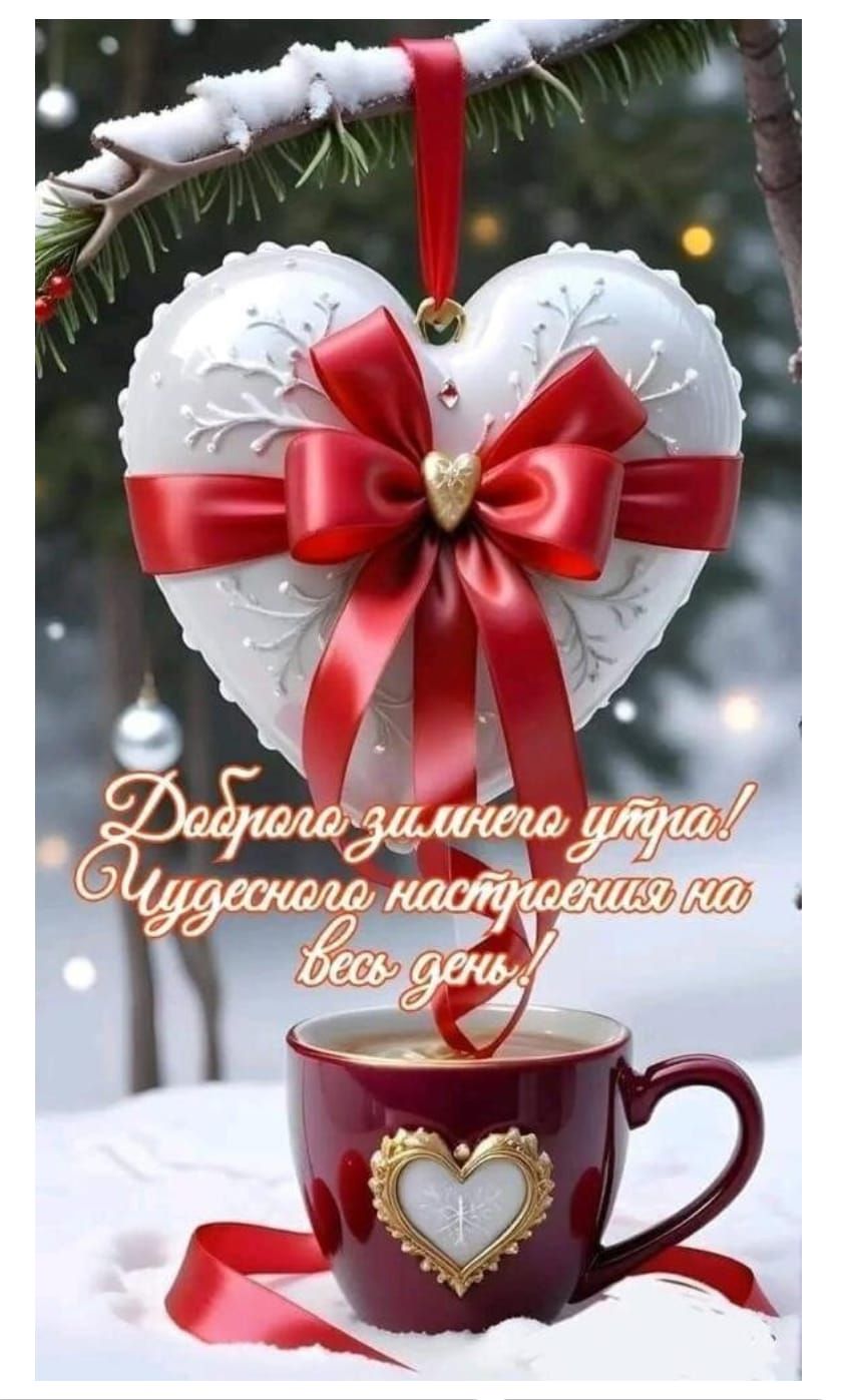 Доброе зимнее утро! Чудесного настроения на весь день!
