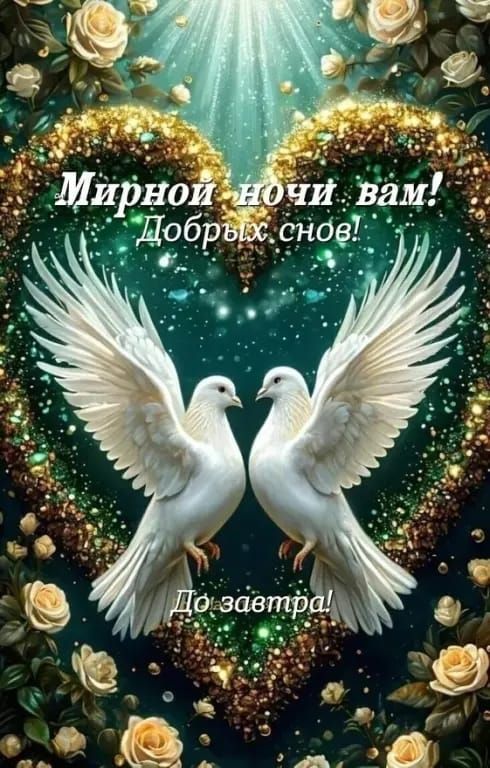 Мирной ночи вам! Добрых снов! До завтра!