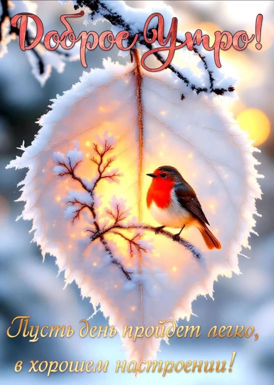 Доброе утро! Пусть день пройдет легко, в хорошем настроении!
