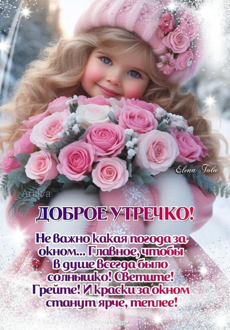 ДОБРОЕ УТРОЧКО! Не важна какая погода за окном... Главное, чтобы в душе всегда было солнышко! Светите! Грейте! И краски за окном станут ярче, теплее!