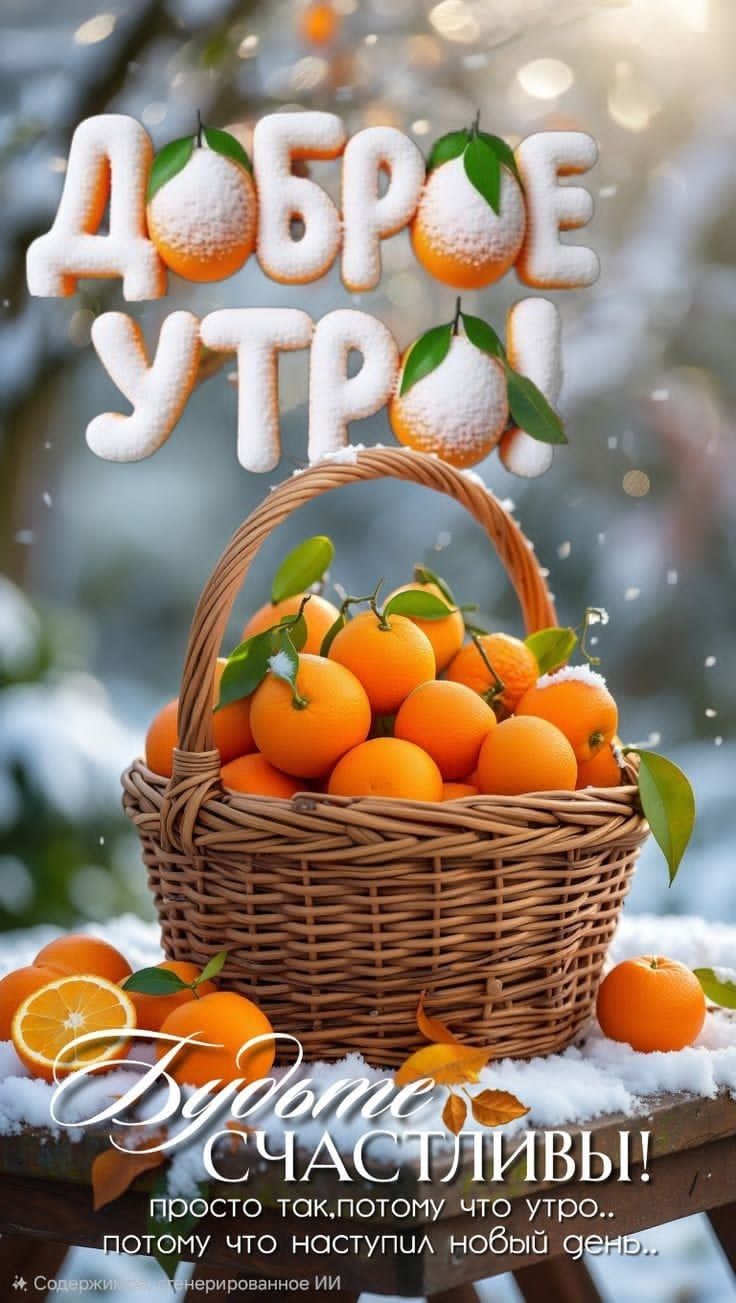 Доброе утро\nБудьте счастливы! просто так, потому что утро... потому что наступил новый день...