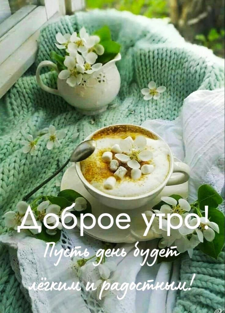 Доброе утро! Пусть день будет лёгким и радостным!