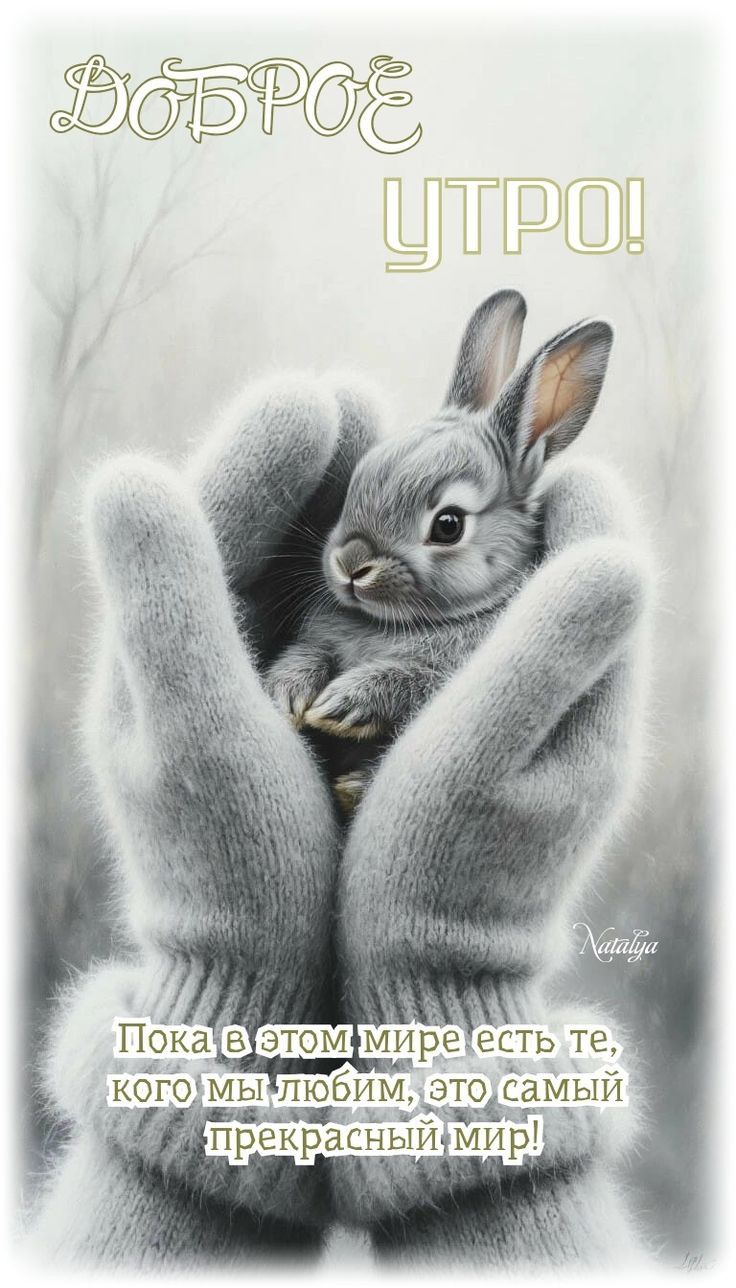 Доброе утро! Пока в этом мире есть те, кого мы любим, это самый прекрасный мир!